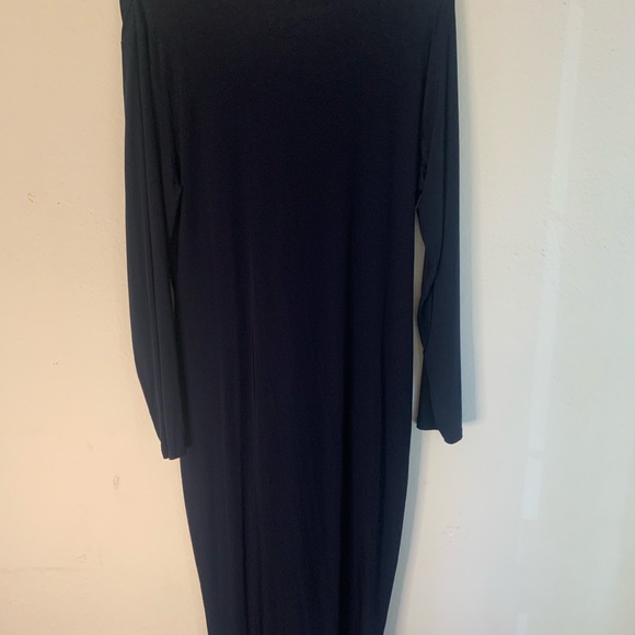 ASOS Club London L Navy Long Sleeve Dress - Picture 5 of 9